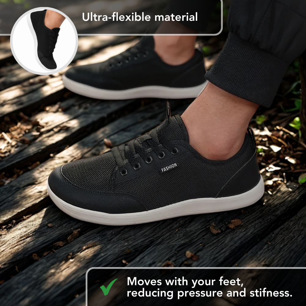 MS | Breathable Mesh Casual Sneakers with Lightweight Sole
