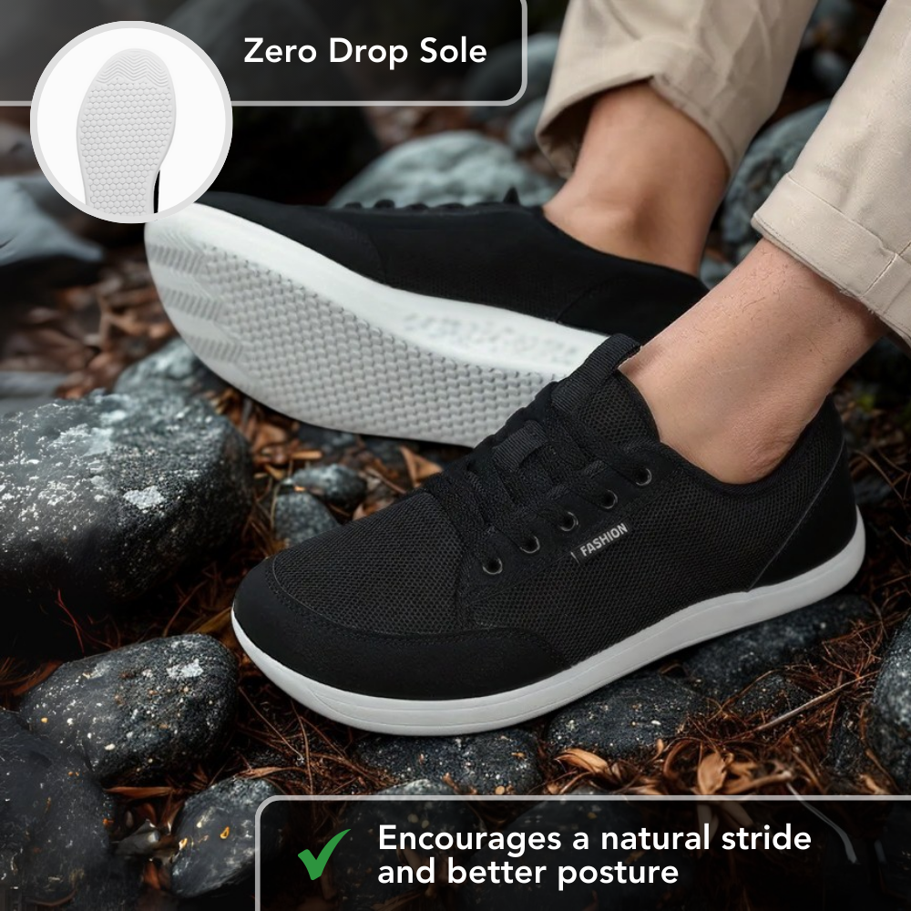 MS | Breathable Mesh Casual Sneakers with Lightweight Sole