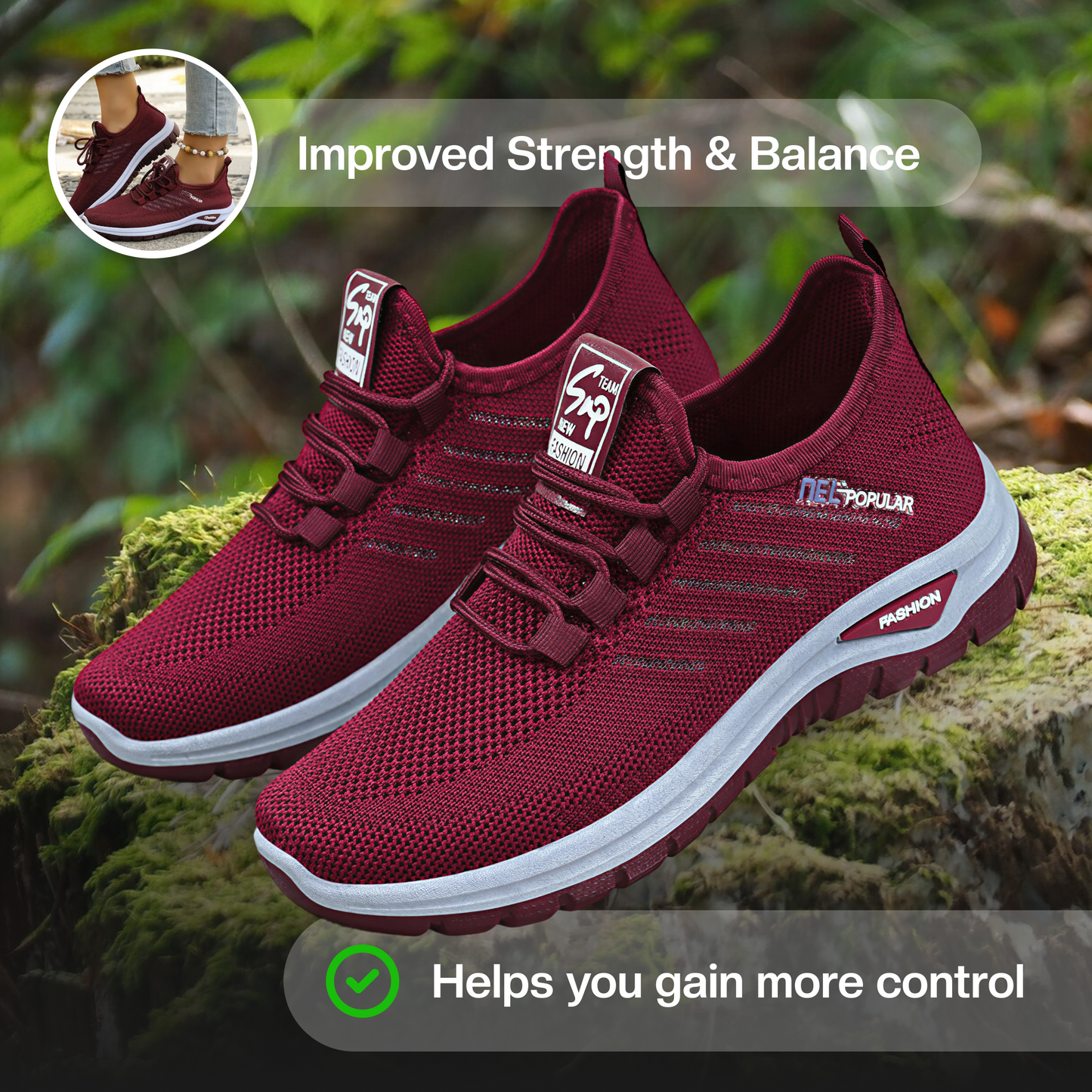 MS | Lightweight Orthopedic Breathable Mesh Sneakers