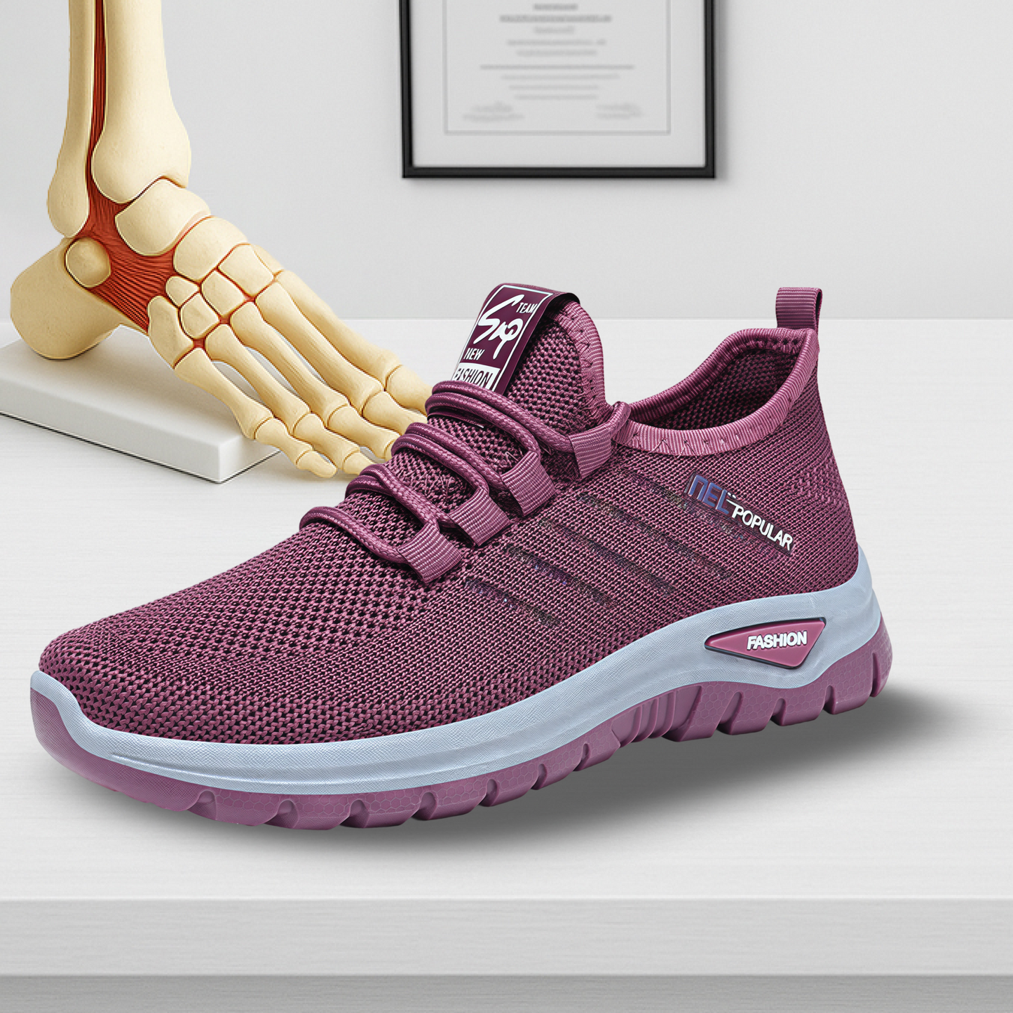 MS | Lightweight Orthopedic Breathable Mesh Sneakers