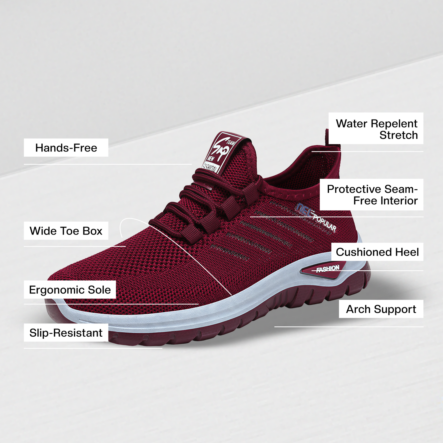 MS | Lightweight Orthopedic Breathable Mesh Sneakers