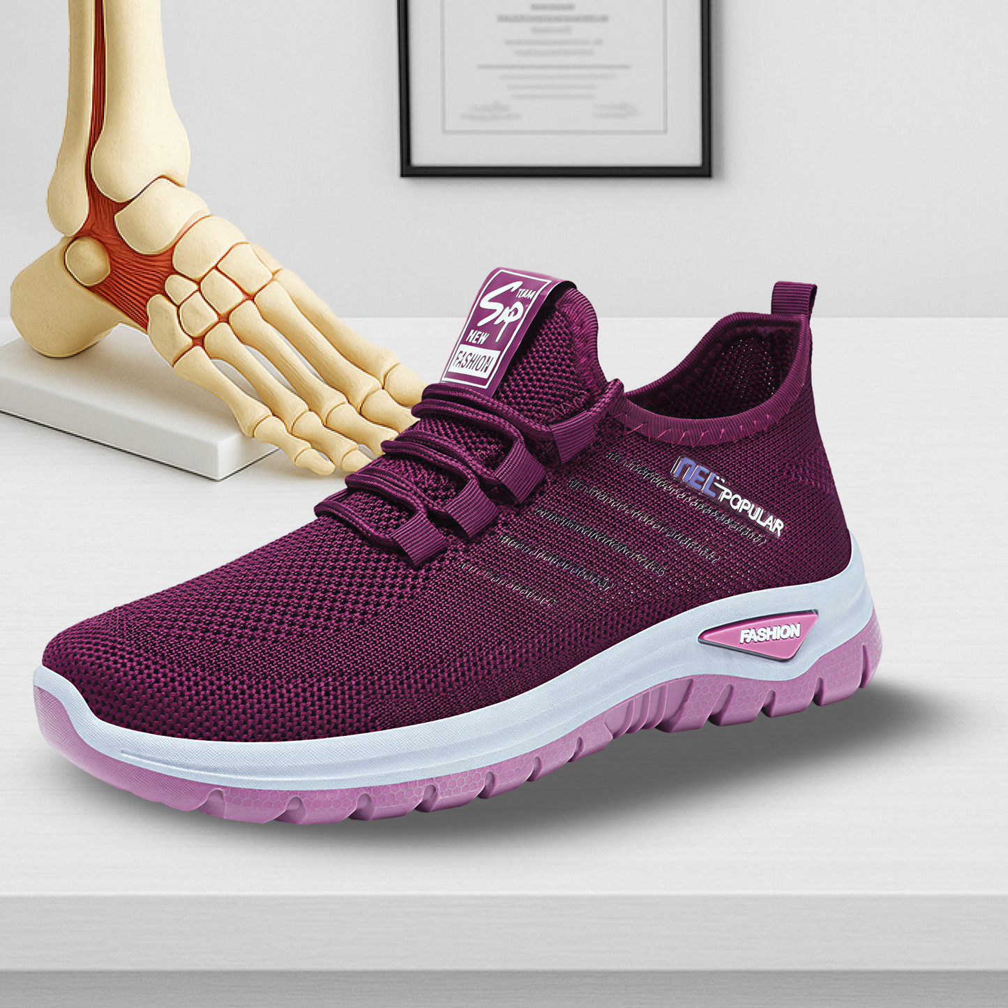 MS | Lightweight Orthopedic Breathable Mesh Sneakers