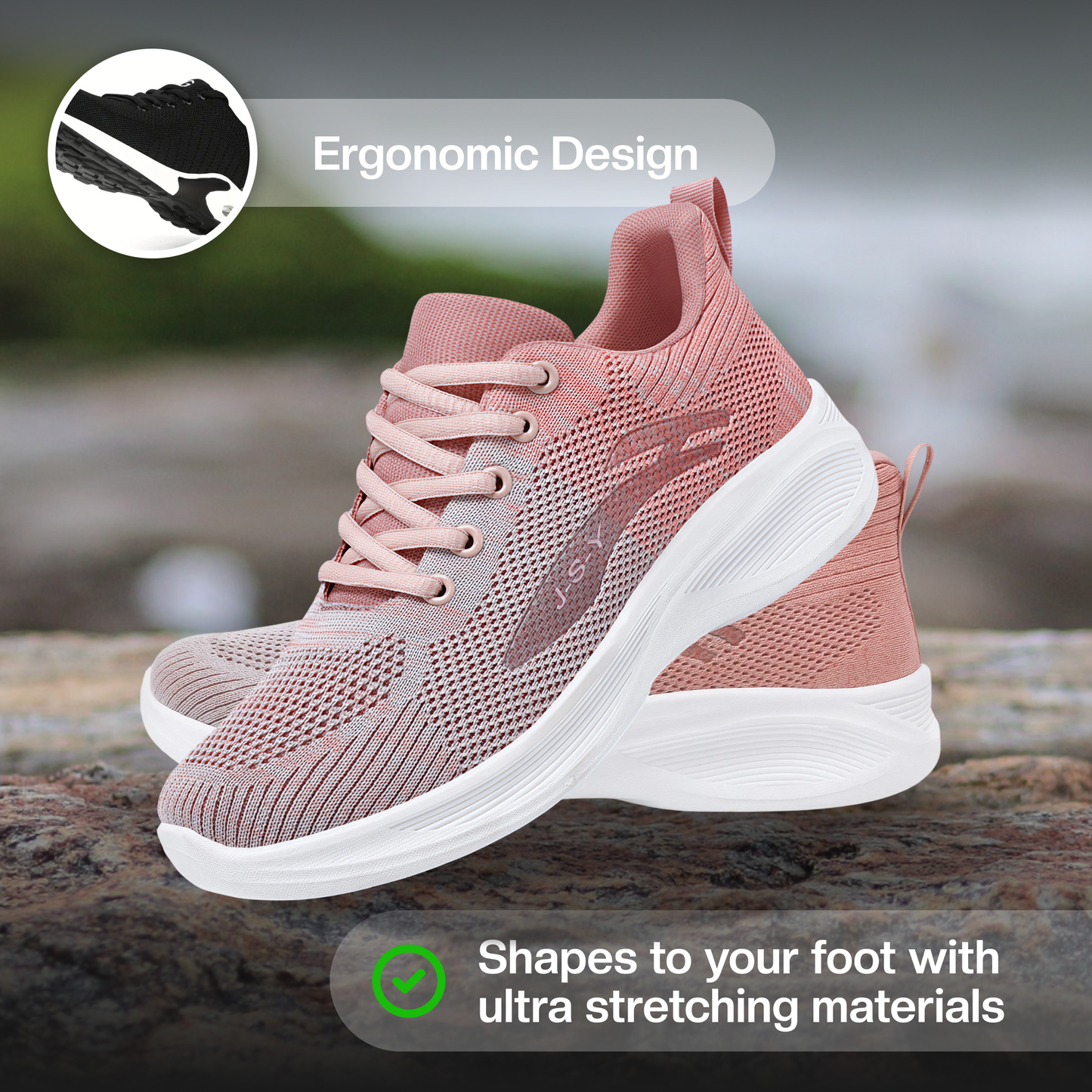 MS | Lightweight Breathable Arch Support Shoes