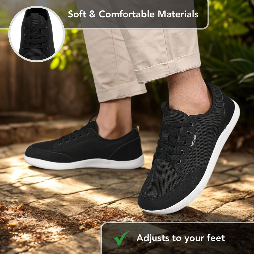 MS | Breathable Mesh Casual Sneakers with Lightweight Sole