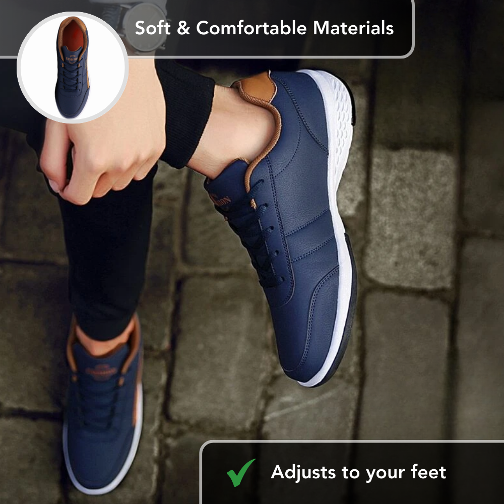 MS | Stylish Casual Sneakers with Cushioned Sole and Contrast Detailing