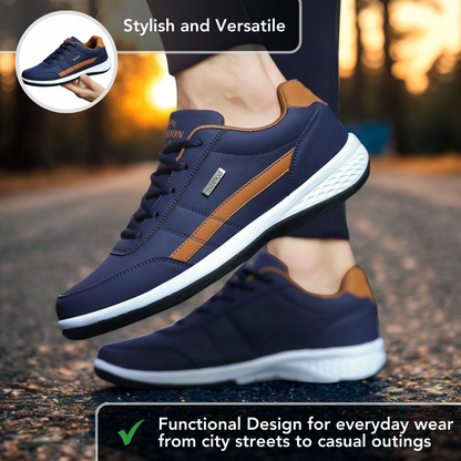 MS | Stylish Casual Sneakers with Cushioned Sole and Contrast Detailing